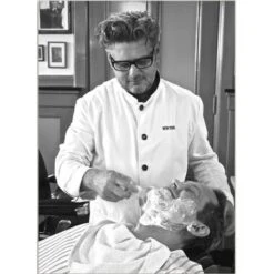 Bata Blanca Barbero Corleone L 9 Bata Blanca Barbero Corleone L -Gifts And Care-ES.com corleone white barber jacket size l 3