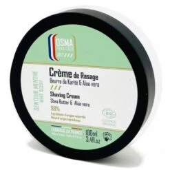 Crema De Afeitar Manteca De Karité & Aloe Vera Menta Osma 100ml -Gifts And Care-ES.com crema de afeitar manteca de karite aloe vera menta osma 100ml 3