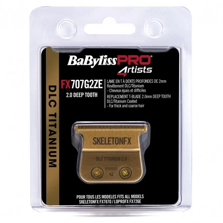 Cuchilla DLC Titanium Para Skeleton FX Babyliss 4 Cuchilla DLC Titanium Para Skeleton FX Babyliss - Imagen 3