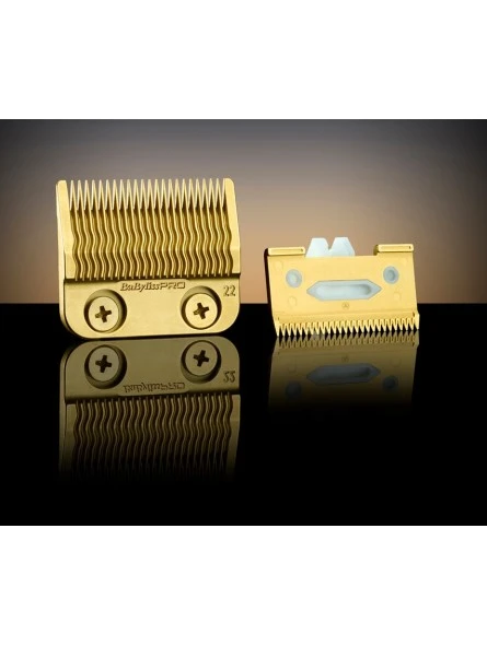Cuchilla Titanium Oro MIM Fade Clipper Babyliss 7 Cuchilla Titanium Oro MIM Fade Clipper Babyliss - Imagen 5