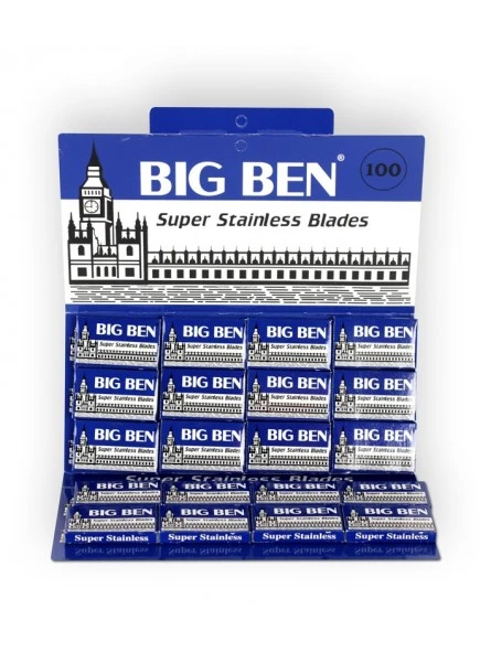 100 Cuchillas De Afeitar Doble Hoja Big Ben 4 100 Cuchillas De Afeitar Doble Hoja Big Ben - Imagen 2