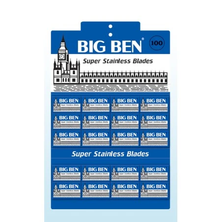 100 Cuchillas De Afeitar Doble Hoja Big Ben 6 100 Cuchillas De Afeitar Doble Hoja Big Ben - Imagen 4