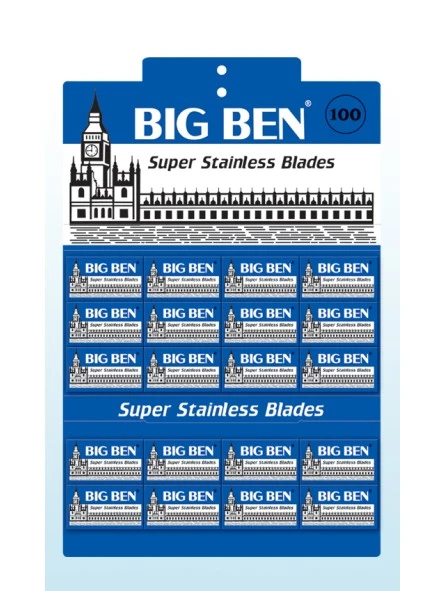 100 Cuchillas De Afeitar Doble Hoja Big Ben 3 100 Cuchillas De Afeitar Doble Hoja Big Ben