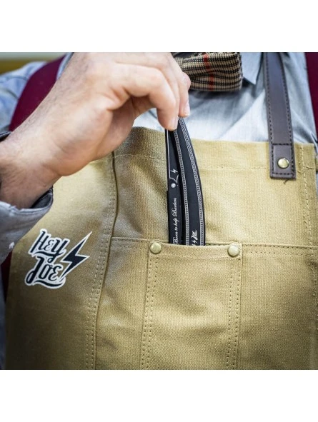 Delantal Barber Color Tierra Hey Joe 7 Delantal Barber Color Tierra Hey Joe - Imagen 5