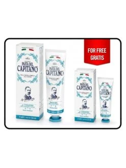 Dentífrico Pasta Del Capitano 1905 Fumadores 75ml + 25ml Regalo