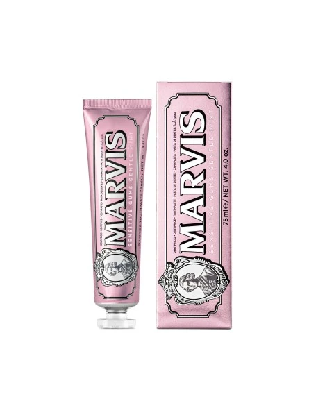Dentífrico Sensitive Gums Gentle Mint Con Flúor 75 Ml Marvis 3 Dentífrico Sensitive Gums Gentle Mint Con Flúor 75 Ml Marvis