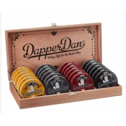 Expositor Madera 24 Pomadas Dapper Dan Vacío -Gifts And Care-ES.com expositor madera 24 pomadas dapper dan 1