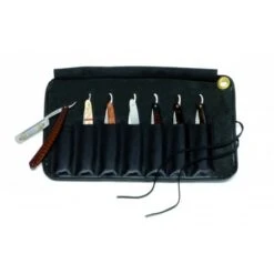 Funda De Cuero Negro 7 Navajas Thiers Issard Enrollable -Gifts And Care-ES.com funda de cuero 7 navajas thiers issard enrollable 3