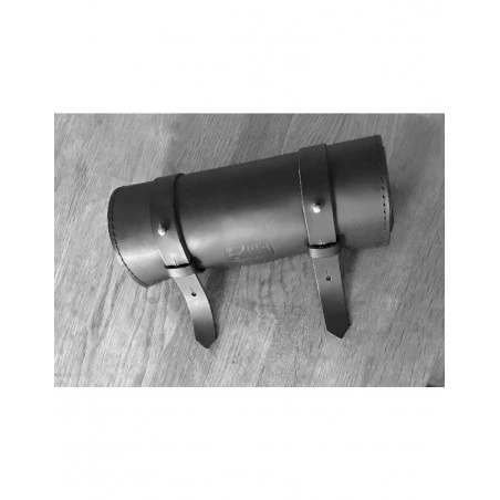 Funda De Cuero Negra Enrrollable Para Tijeras Kai Kasho 6 Funda De Cuero Negra Enrrollable Para Tijeras Kai Kasho - Imagen 4