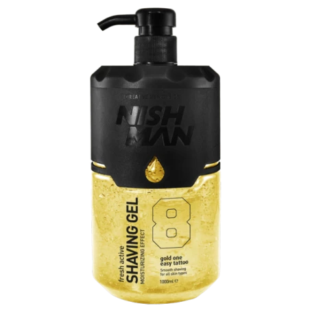 Gel De Afeitar Gold One Nº8 Nishman 1L 4 Gel De Afeitar Gold One Nº8 Nishman 1L - Imagen 2