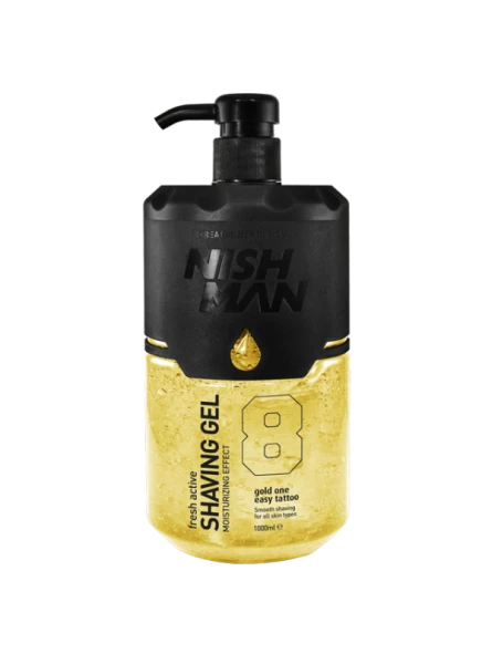 Gel De Afeitar Gold One Nº8 Nishman 1L 3 Gel De Afeitar Gold One Nº8 Nishman 1L