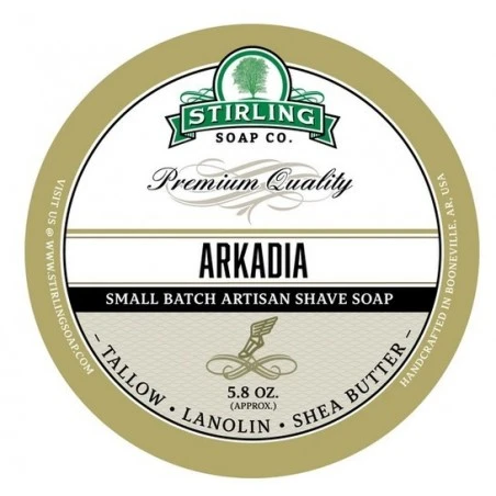 Jabón De Afeitar Arkadia Stirling Soap Co 170ml 4 Jabón De Afeitar Arkadia Stirling Soap Co 170ml - Imagen 2