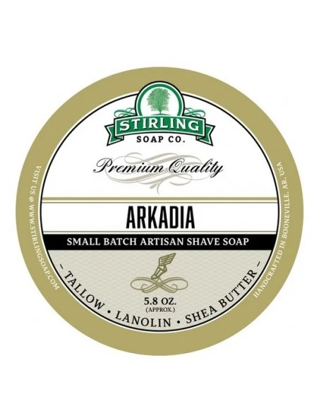 Jabón De Afeitar Arkadia Stirling Soap Co 170ml 3 Jabón De Afeitar Arkadia Stirling Soap Co 170ml