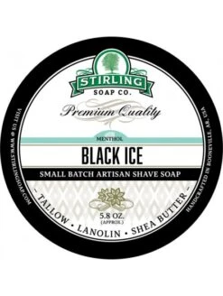 Jabón De Afeitar Black Ice Stirling Soap Co 170ml