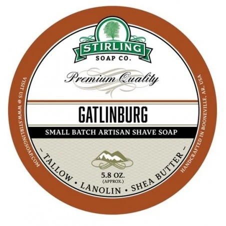 Jabón De Afeitar Gatlinburg Stirling Soap Co 170ml 4 Jabón De Afeitar Gatlinburg Stirling Soap Co 170ml - Imagen 2