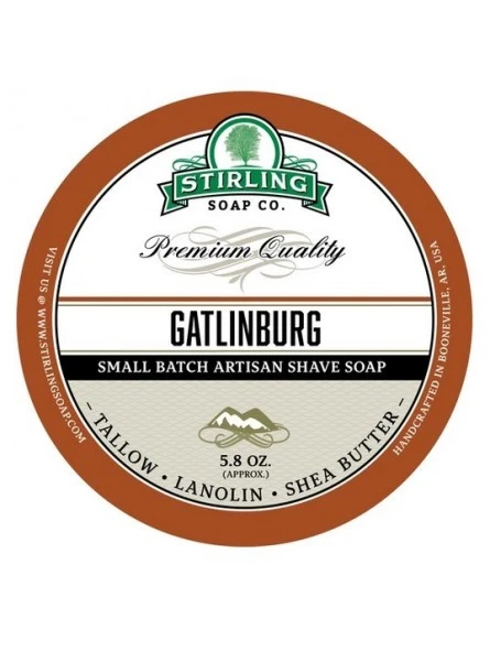 Jabón De Afeitar Gatlinburg Stirling Soap Co 170ml 3 Jabón De Afeitar Gatlinburg Stirling Soap Co 170ml