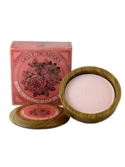 Jabón De Afeitar Rosas Bol De Madera Geo.F.Trumper 80gr