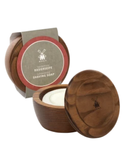 Jabón De Afeitar Sándalo & Bol Madera Mühle 65gr