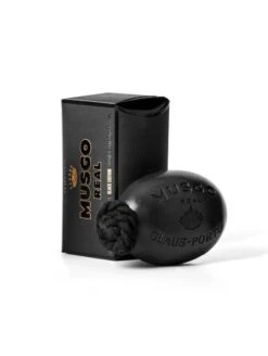 Jabón De Baño Musgo Real Black Edition Con Colgador 190gr