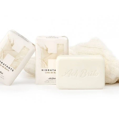 Jabón Hidratante Leche De Burra Ach Brito 100g 6 Jabón Hidratante Leche De Burra Ach Brito 100g - Imagen 4