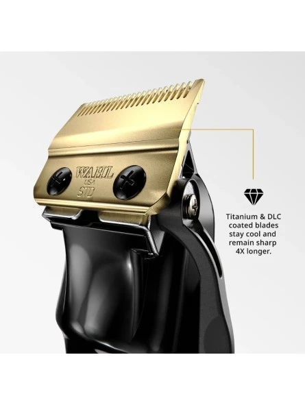 Máquina De Corte Profesional Clipper Magic Clip Negra Cordless Wahl 9 Máquina De Corte Profesional Clipper Magic Clip Negra Cordless Wahl - Imagen 7