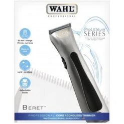 Máquina De Retoques Profesional Trimmer Prolithium Beret Wahl -Gifts And Care-ES.com maquina de corte prolitihum beret 4