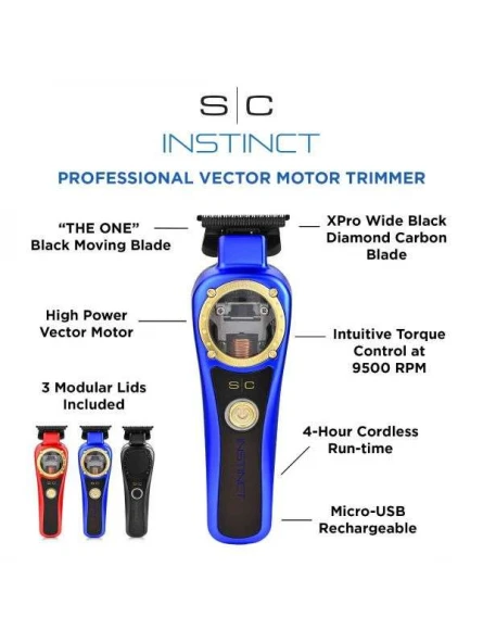 Máquina Retoques Profesional Trimmer Instinct StyleCraft 11 Máquina Retoques Profesional Trimmer Instinct StyleCraft - Imagen 9