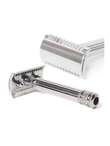 Maquinilla Afeitar Clásica Fatip Grande Cromada Peine Abierto 4 Maquinilla Afeitar Clásica Fatip Grande Cromada Peine Abierto - Imagen 2