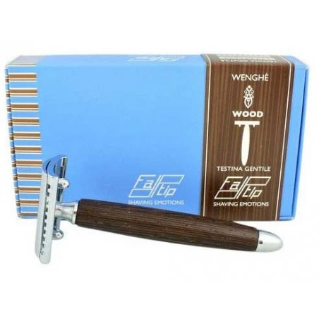 Maquinilla Afeitar Clásica Fatip "Gentile" Madera De Wengué Peine Cerrado 5 Maquinilla Afeitar Clásica Fatip "Gentile" Madera De Wengué Peine Cerrado - Imagen 3