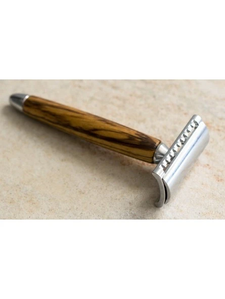 Maquinilla Afeitar Clásica Fatip 'Gentile' Madera De Zebr 4 Maquinilla Afeitar Clásica Fatip 'Gentile' Madera De Zebr - Imagen 2