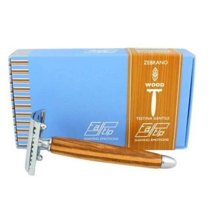 Maquinilla Afeitar Clásica Fatip 'Gentile' Madera De Zebr 5 Maquinilla Afeitar Clásica Fatip 'Gentile' Madera De Zebr - Imagen 3