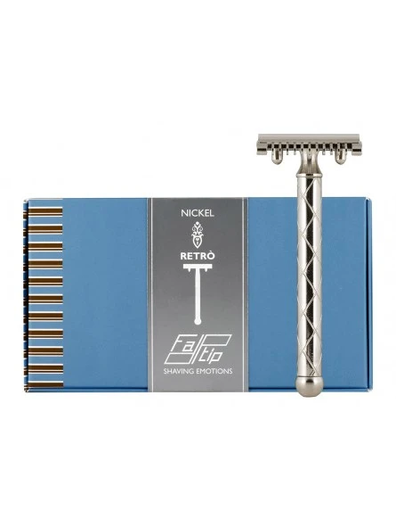 Maquinilla Afeitar Clásica Retro Fatip Grande Niquelada Peine Abierto 3 Maquinilla Afeitar Clásica Retro Fatip Grande Niquelada Peine Abierto