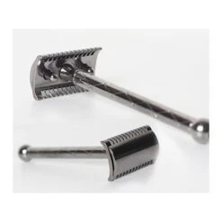 Maquinilla Afeitar Clásica Retro Fatip Negra Grande Niquelada Peine Abierto -Gifts And Care-ES.com maquinilla afeitar clasica retro fatip negra grande niquelada peine abierto 1 11