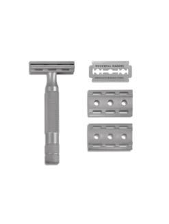 Maquinilla Afeitar Clásica Rockwell 6S Cromo Mate