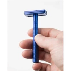 Maquinilla De Afeitar Clásica Aluminio Azul Agresividad Leve Henson Shaving -Gifts And Care-ES.com maquinilla de afeitar clasica aluminio azul agresividad leve henson shaving 20 8