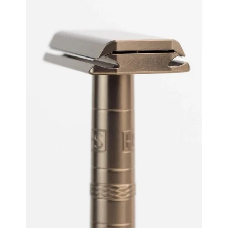 Maquinilla De Afeitar Clásica Aluminio Bronze Agresividad Leve Henson Shaving 12 Maquinilla De Afeitar Clásica Aluminio Bronze Agresividad Leve Henson Shaving - Imagen 10
