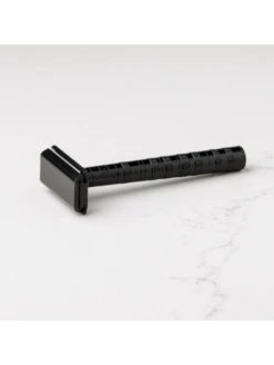 Maquinilla De Afeitar Clásica Jet Black Agresividad Leve Henson Shaving