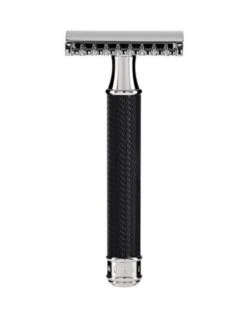 Maquinilla De Afeitar Clásica Mühle R41 Negra Peine Abierto