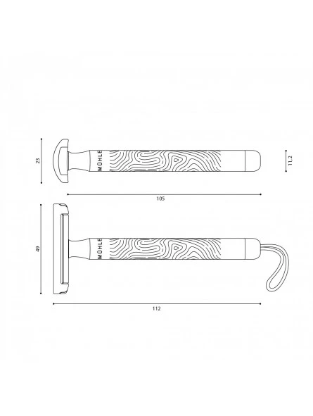 Maquinilla De Afeitar Clásica Mühle Unisex Companion Cordel 6 Maquinilla De Afeitar Clásica Mühle Unisex Companion Cordel - Imagen 4