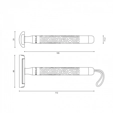 Maquinilla De Afeitar Clásica Mühle Unisex Companion Cordel 11 Maquinilla De Afeitar Clásica Mühle Unisex Companion Cordel - Imagen 9