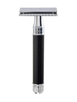 Maquinilla Afeitar Clásica Edwin Jagger DE86RC Negro