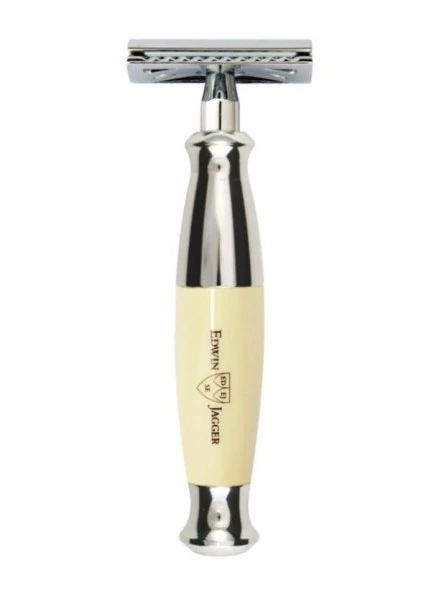 Maquinilla De Afeitar R367CR - Marfil, Cromo Edwin Jagger 3 Maquinilla De Afeitar R367CR - Marfil, Cromo Edwin Jagger