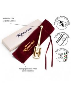 Maquinilla De Afeitar Latón Original Razorine