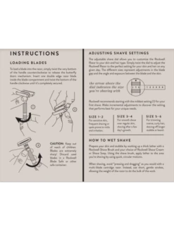 Maquinilla De Afeitar Model T2 Brushed Chrome Rockwell -Gifts And Care-ES.com maquinilla de afeitar t model white chrome rockwell 13