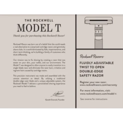 Maquinilla De Afeitar Model T2 White Chrome Rockwell -Gifts And Care-ES.com maquinilla de afeitar t model white chrome rockwell 9