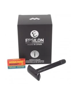 Maquinilla De Afeitar Clásica Epsilon Negra -Gifts And Care-ES.com maquinilla de afeitar wilkinson 2