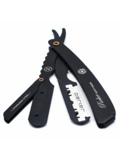 Navaja Barbero Acero Inoxidable Parker SRXBLK Negra 9 Navaja Barbero Acero Inoxidable Parker SRXBLK Negra -Gifts And Care-ES.com navaja barbero acero inoxidable parker srxblk negra 1