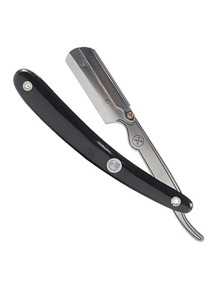 Navaja Barbero Acero Inoxidable Parker SRB Negra 3 Navaja Barbero Acero Inoxidable Parker SRB Negra