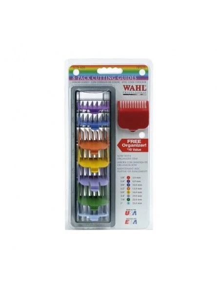 Pack Peines Plástico Wahl Color 3 Pack Peines Plástico Wahl Color