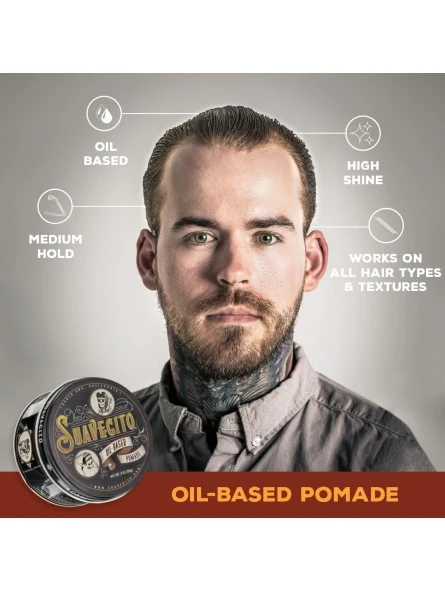 Pomada Cabello Base Aceite Suavecito 85gr 5 Pomada Cabello Base Aceite Suavecito 85gr - Imagen 3